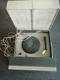 Retro přenosný gramofon Cossor Stereophonic - 1