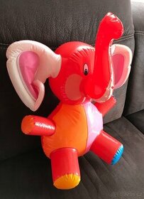 Nafukovací hračka slon velký, pískací - 1