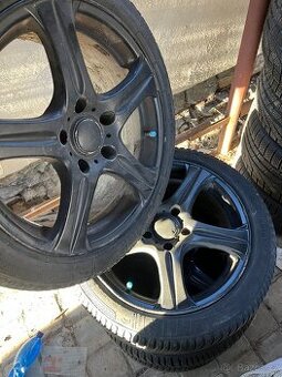 ALU kola BMW 17” 5x120 + zimní pneu Kleber
