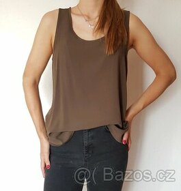 Tílko LINDEX khaki - nové - 1