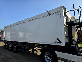 Sklápěcí návěs STAS, 50m3, osa SAF, TOP stav