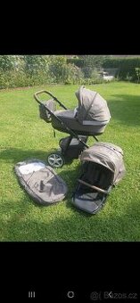 Dětský kočárek Espiro Next - hnědo-černý