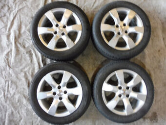 Prodám orig.16" litá kola+zimní pneu. PEUGEOT 307 rv: 2005