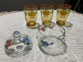 malované skleničky