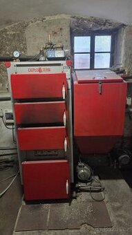 Automatický kotel na uhlí s podavačem