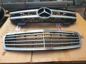 Mercedes  w211 maska ohořelá1000, plastový levý prah1500kč