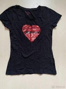 Triko měnící srdce beauty, vel XS, Red Valentine