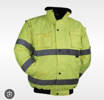 Reflexní zateplená bunda XXL - 1