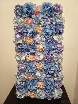 Květinová zeď - Panel - Hortenzie