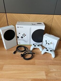 Prodám Xbox Series S 512GB | TOP STAV | V ZÁRUCE | 2 OVLADAČ