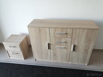 Komoda a 2 noční stolečky