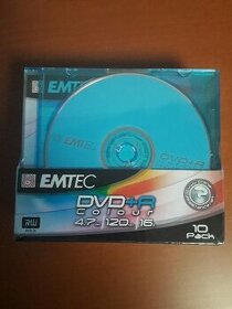 Emtec DVD+R Colour 4,7GB - 10pack
