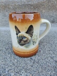 Keramika - hrneček kočička