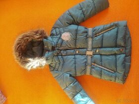 Dětská dívčí delší teplá bunda Frozen vel 116