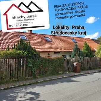Realizace střech pokrývačské práce