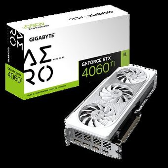 GIGABYTE GeForce RTX 4060 Ti AERO OC - bílá