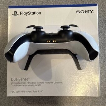 PS5 ovladač v bílé barvě se zárukou