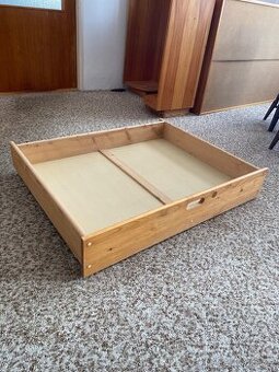 Dřevěný šuplík pod postel - 1