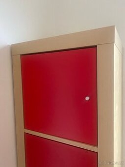 Ikea expedit červená skříňka