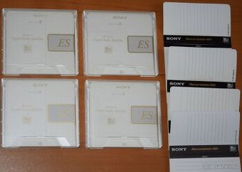 MD minidisc SONY ES 80min., super stav, s popisy a obaly - [ - 1