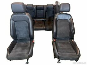 Sedačky hněda kůže alcantara VW Passat B8 r.v. 2016