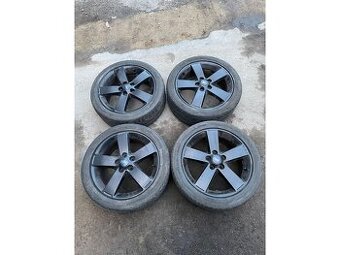 ALU disky Ford černé 5x108 R17 s letními pneu 225/45 R17