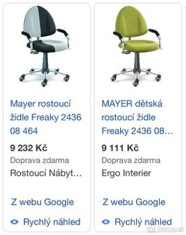 Dětské židle - 1