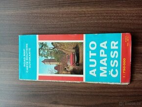 Retro auto mapa