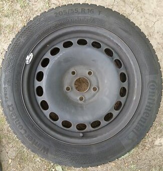 4 zimní pneu s disky 205/55 R16