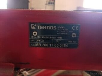 Stranový a příkopový mulčovač Tehnos MB 200 plus kardan