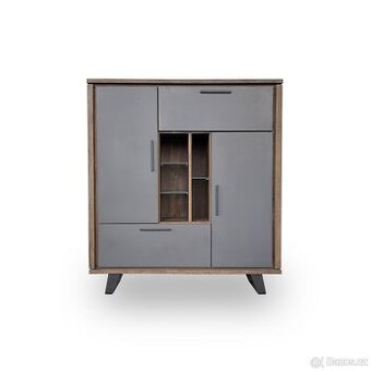 Dřevěná komoda/příborník - CUBO 140 cm