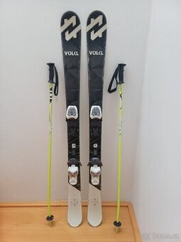 Völkl Ledge 128cm, sjezdové lyže s hulkama