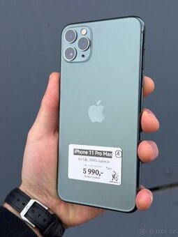 iPhone 11 Pro Max - 64GB - 100%BAT - 12M ZÁRUKA