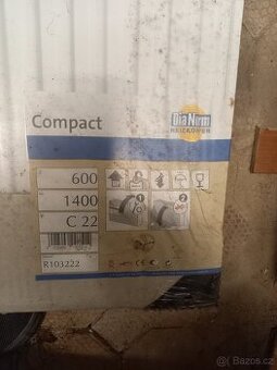 Prodám 2ks radiátorů dianorm 600×600 600×1400