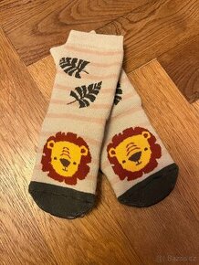 Dětské ponožky teplé se lvíčkem
