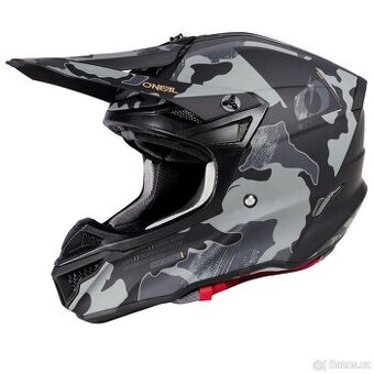 Oneal MX helma 5series Camo šedá vel. L