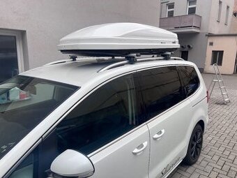 Prodám Střešní Nosiče VW Sharan Alhambra + Rakev 400 Litru.