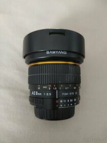 Rybí oko Samyang 8mm  f3.5 - 1
