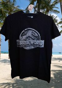 Jurassic World chlapecké černé tričko