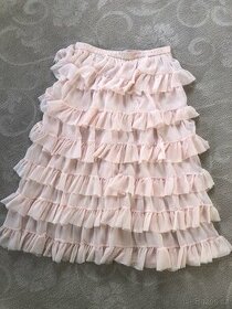 Růžová sukně H&M
