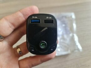 FM Transmitter - do auta s USB, Bluetooth, mp3 nové - 1
