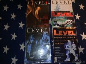 Staré časopisy Level, Excalibur, Score, Amiga Review - hry