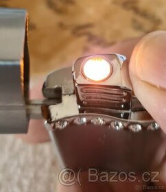 Luxusní zapalovač Aristo Diamond turbo plamen a svítící diod