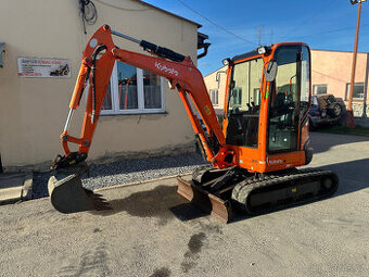 Minibagr KUBOTA U27-4, 2510mth ,PRODLOUŽENÉ RAMENO