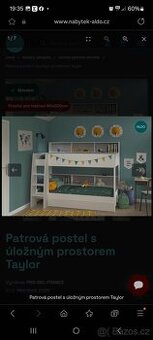Dětská patrová postel