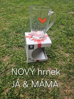 NOVÝ skleněný hrnek pro mámu