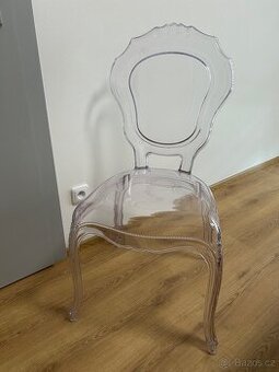 Židle Queen transparentní