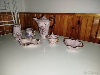 Růžový porcelánový set Chodov - 1