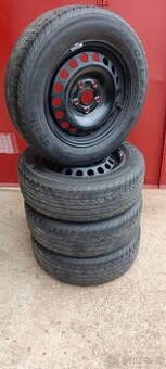 Prodám 4x letní pneu s disky 15" Škoda,Vw,Audi 5x 112