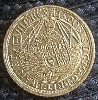 Gold Spur Ryal - Anglie, Jakub I.(kopie)